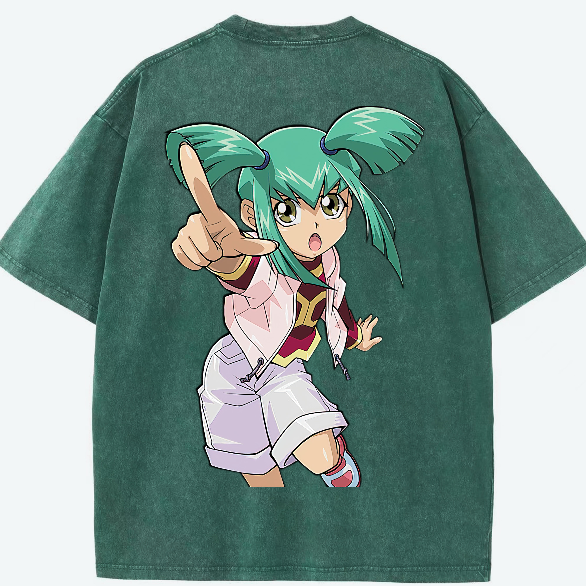 （画像用） 遊☆戯☆王 Yu-Gi-Oh! 綿100% ヴィンテージ風 半袖Tシャツ（背面プリント）